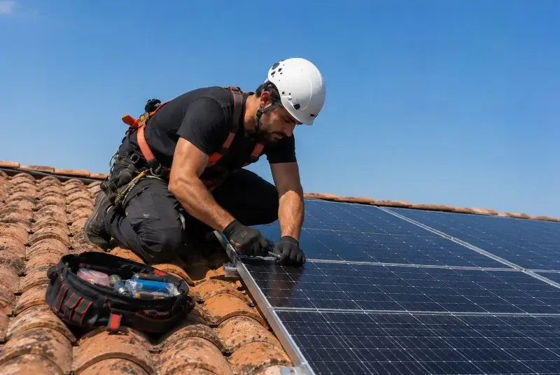Maintenance et monitoring de panneaux solaires à Saint-Germain-en-Coglès