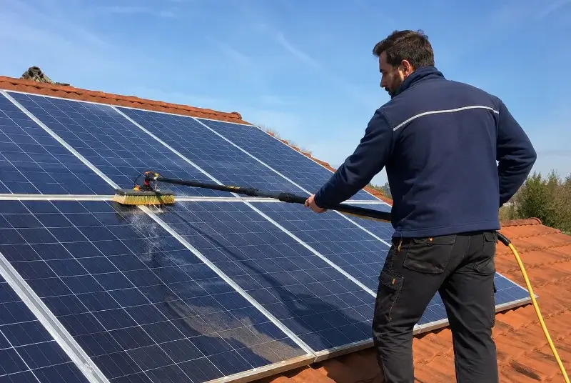Nettoyage et entretien de panneaux solaires à Saint-Germain-en-Coglès